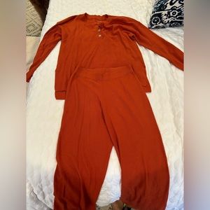 Sweater set burnt orange